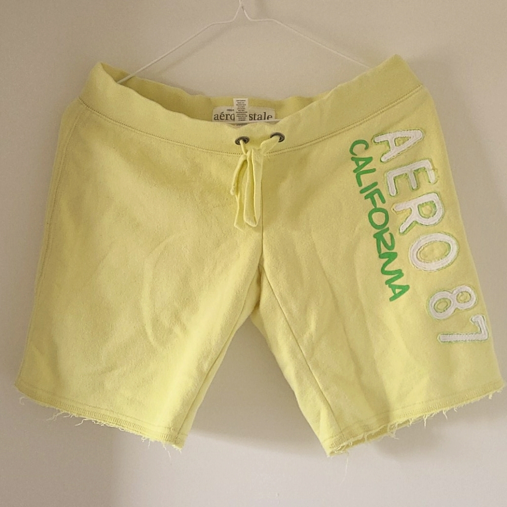 Aeropostale Girls' Cutoff Sweat Shorts